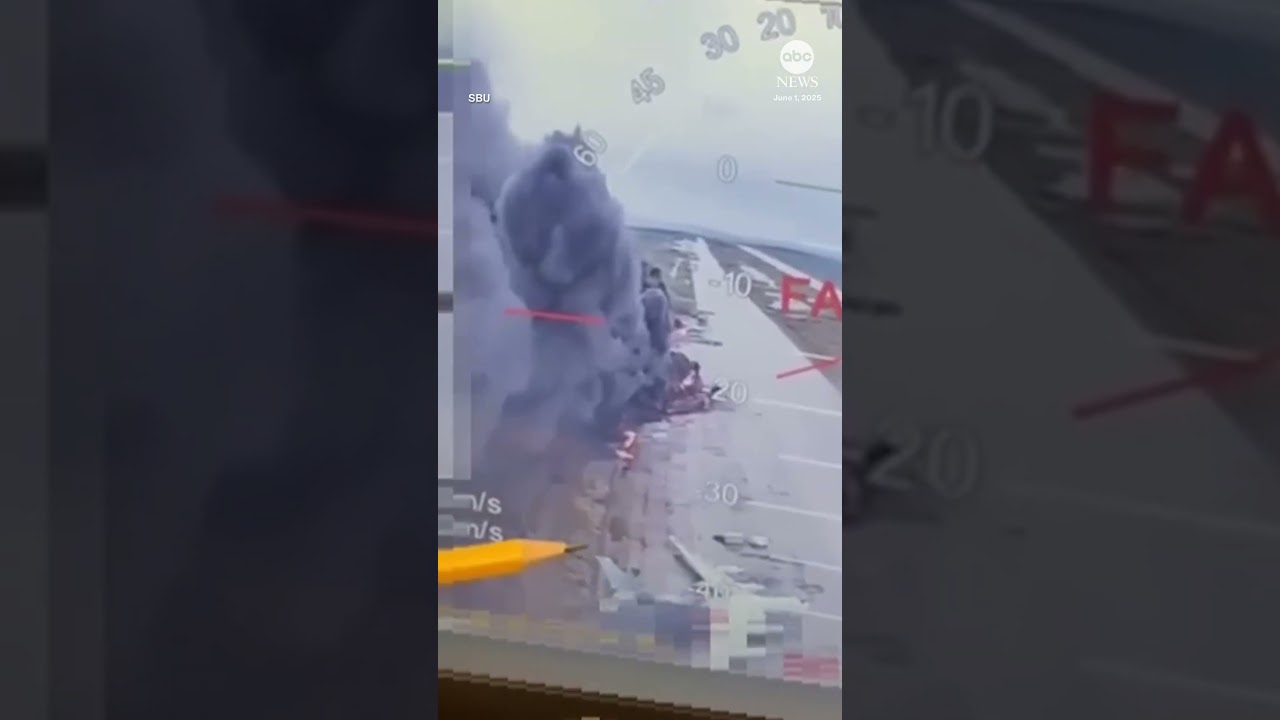 Ukraine targets Russian airfields in drone attack