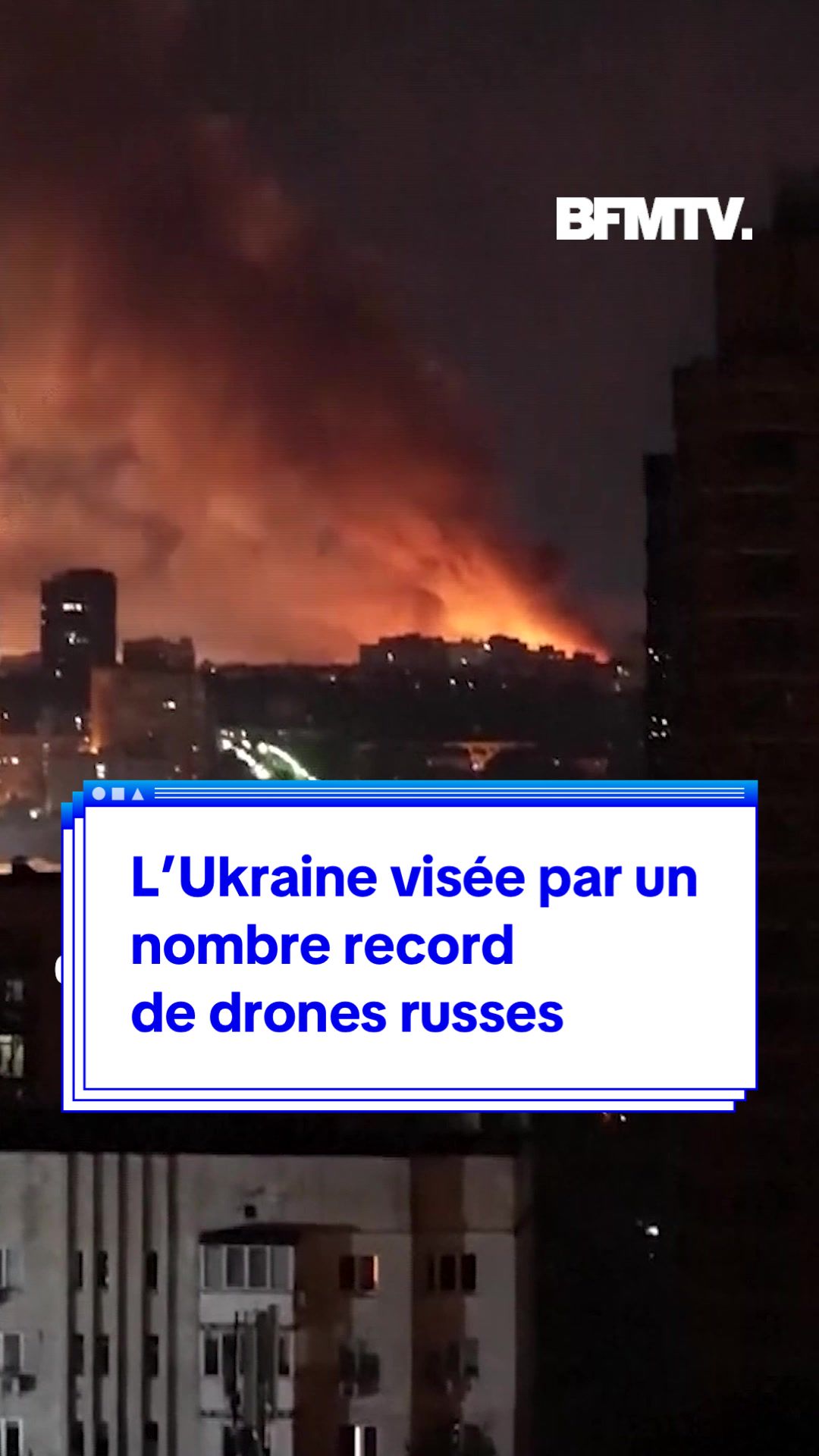 L’Ukraine visée par un nombre record de drones russes