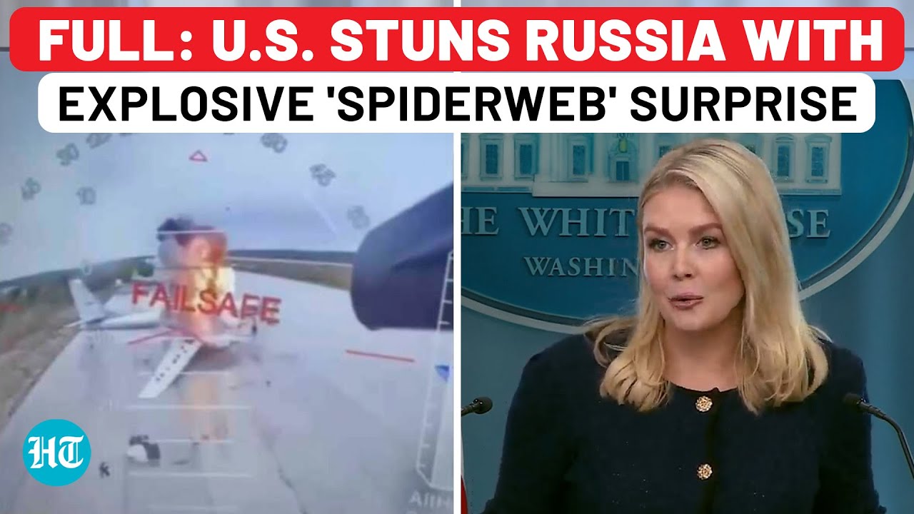 Full White House Address: Ukraine’s Drone War Takes Dark Turn, U.S. Drops Big Detail On 'Spiderweb'