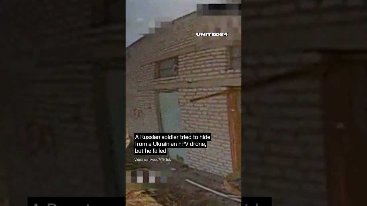 You Can't Hide From Ukrainian FPV Drone #warinukraine #drone