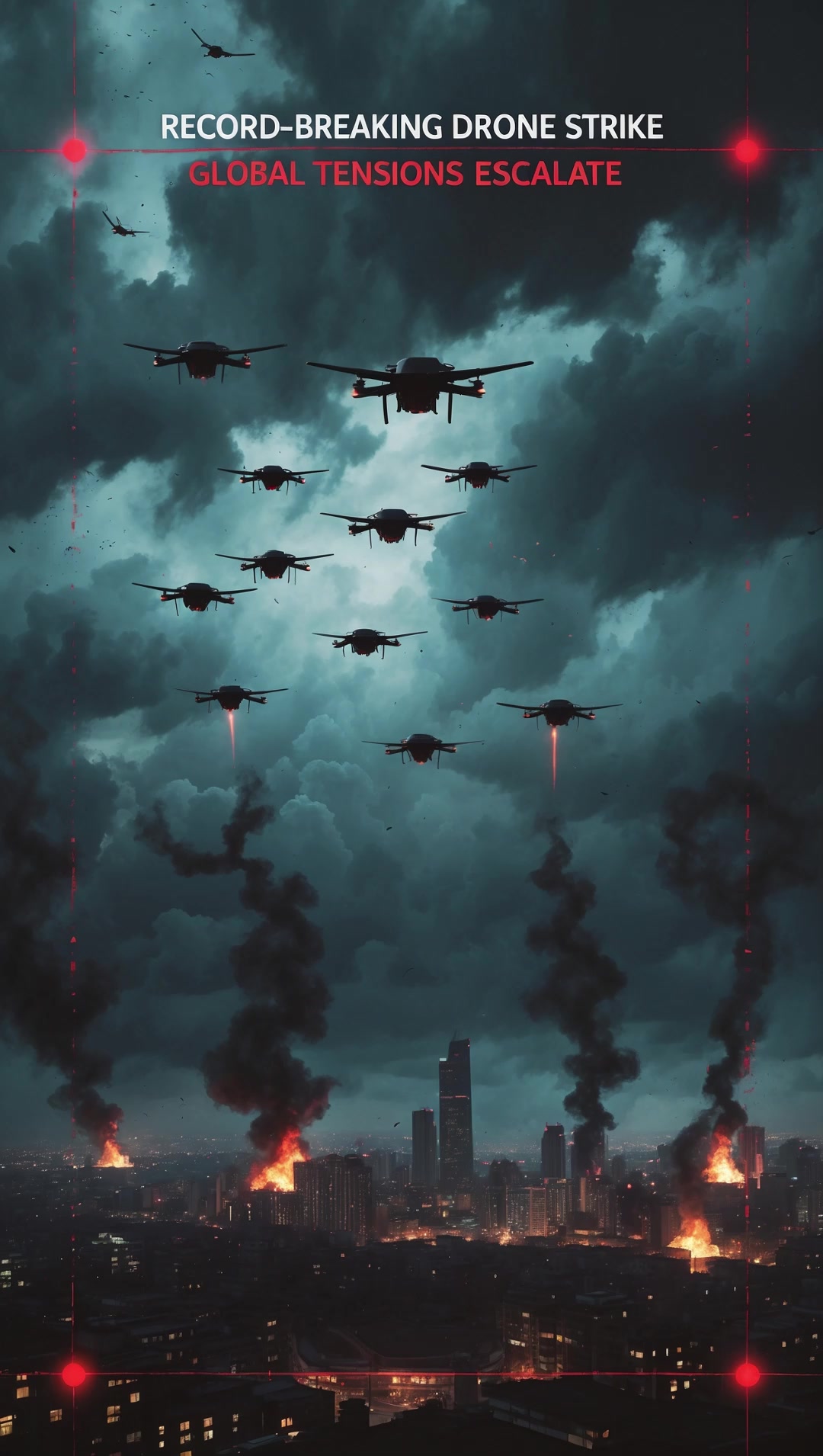 Une grève massive de drones vient de frapper l'Ukraine - la plus grande de la guerre. Plus de 700 dron