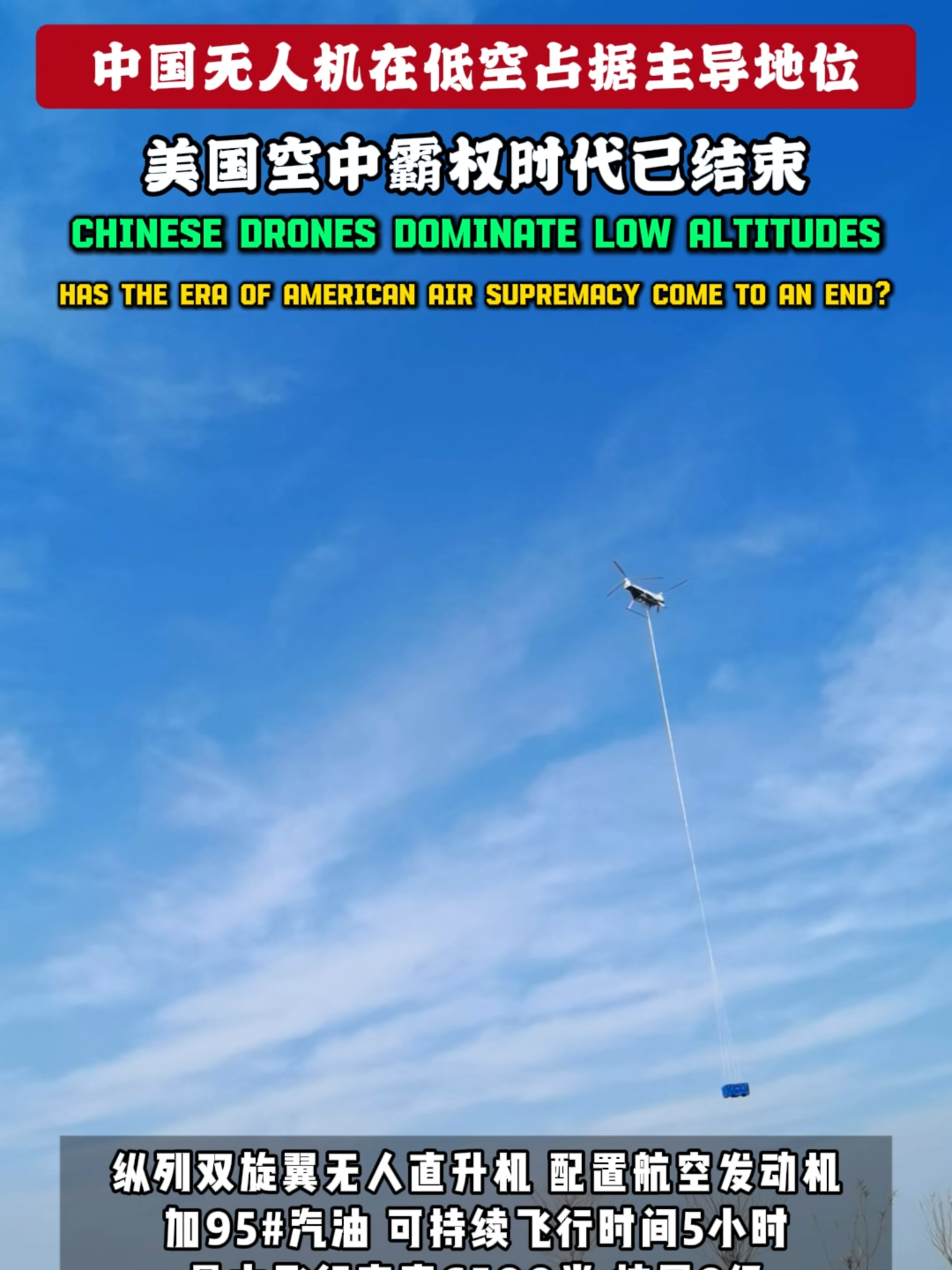 L'ère de l'hégémonie aérienne américaine s'est terminée lorsque les drones chinois ont dominé