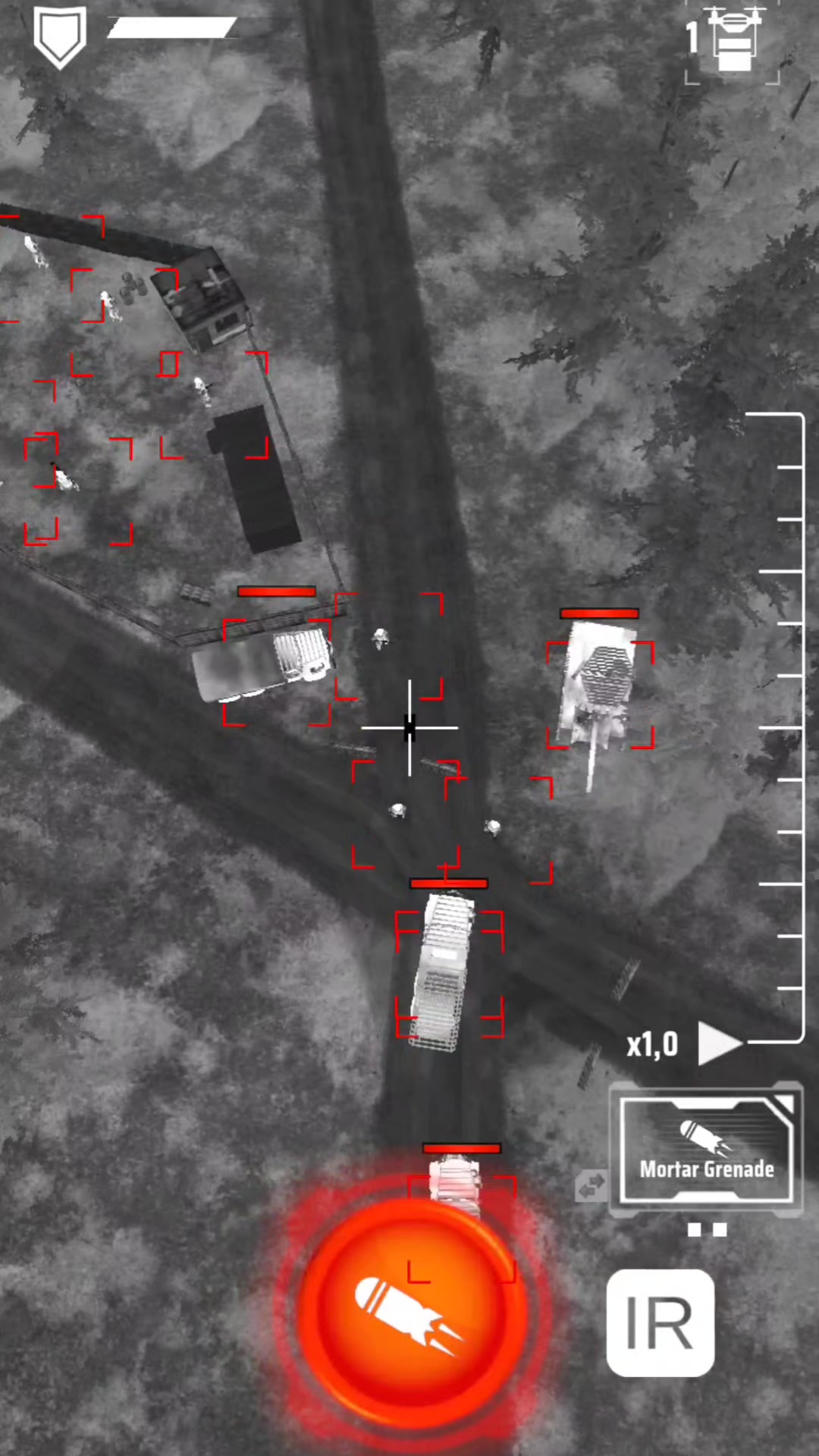 Nous continuons à avancer les ennemis détruits