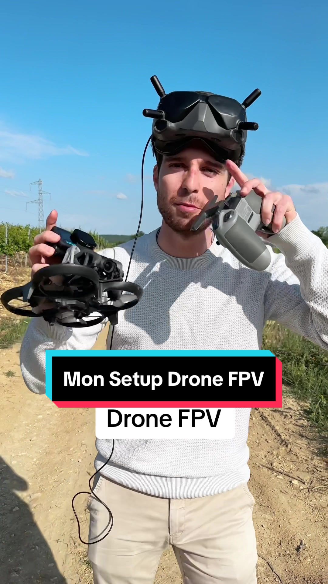 Mon setup drone FPV ! N’hesitez pas si vous avez des questions  Mon drone FPV e