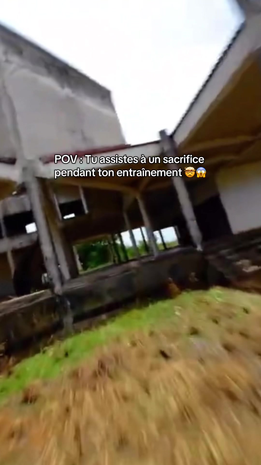 POV : Tu assistes à un sacrifice  pendant ton entraînement