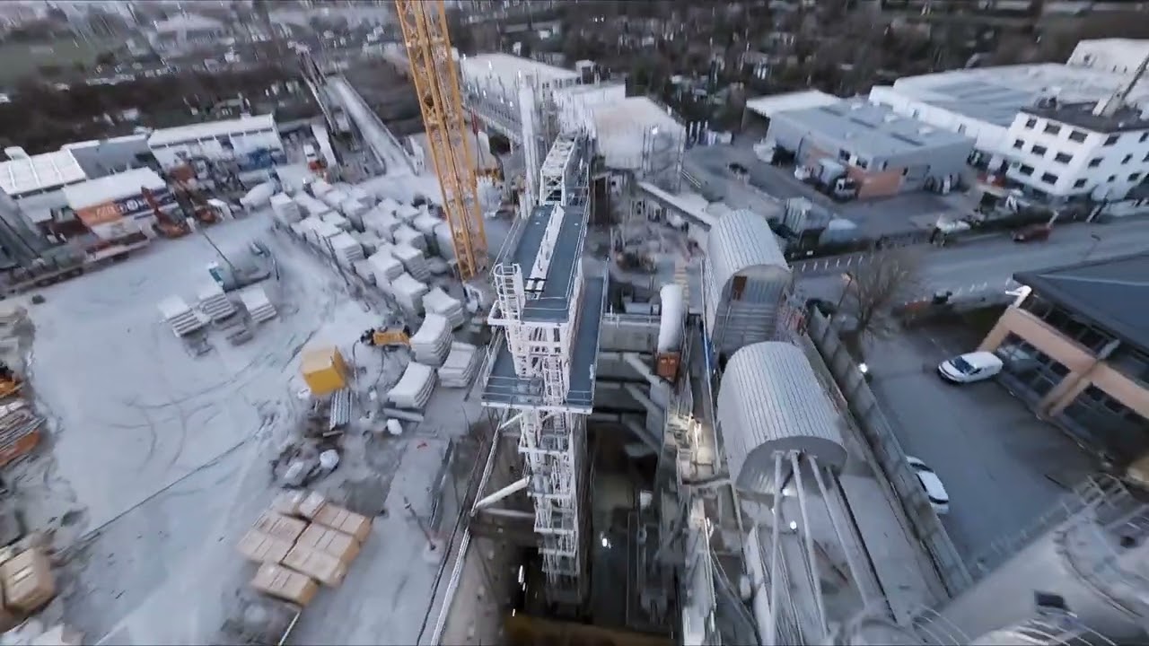 Drone racer Construction de la ligne de métro N°14