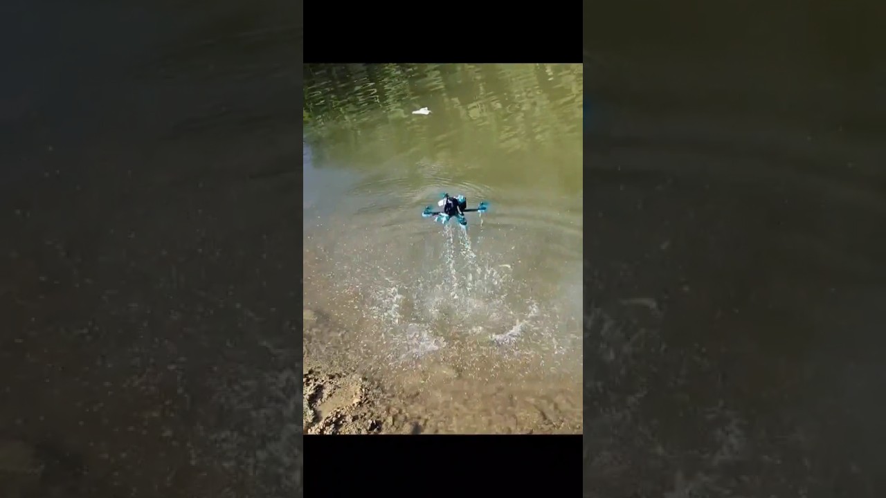 FPV Drone Going For Swimming 🥽😅 #dji #fpv #shorts #shortsfeed #viralshorts #youtubeshorts #foryou
