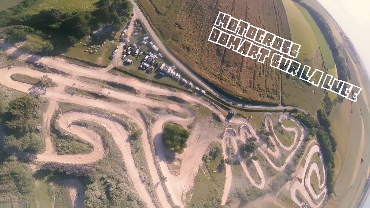 Poursuite Motocross en Drone FPV Racer - Domart sur la Luce