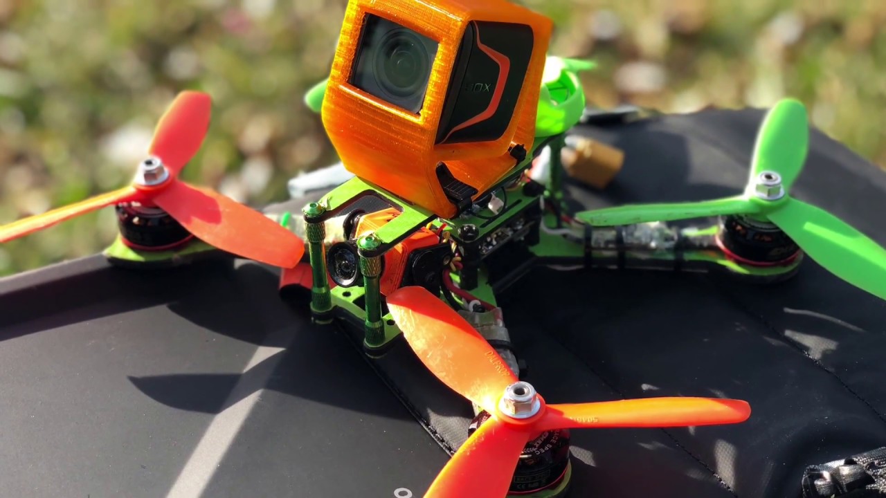 Vol d'essai en fpv racer avec la caméra Foxeer Box