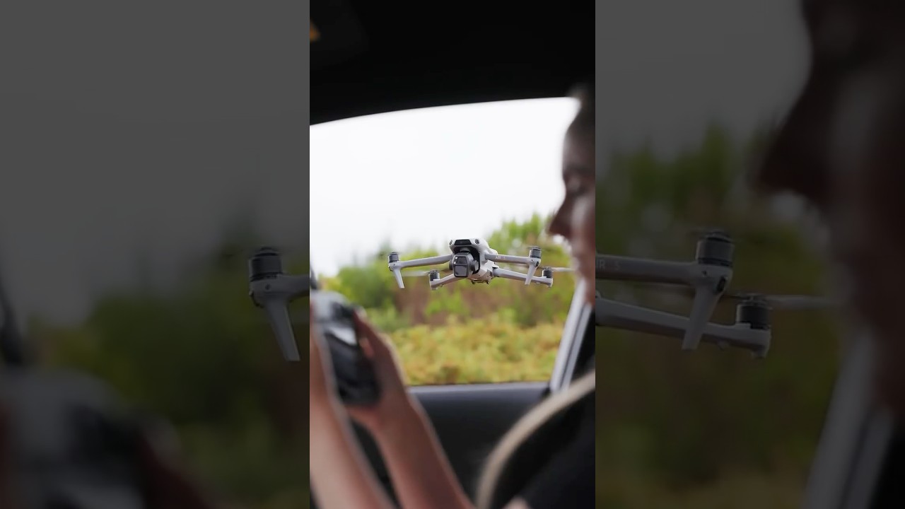 A drone that follows your car for that perfect road trip vlog, YES PLEASE 🙌 DJI Air 3S 🎬 @Boyanoo