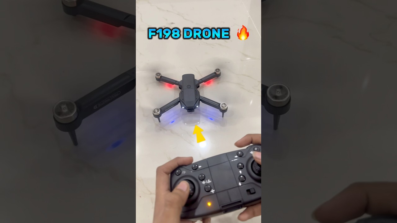 Best Drone F198 🔥 brushless motor / how to calibrate successfully and takeoff ￼
