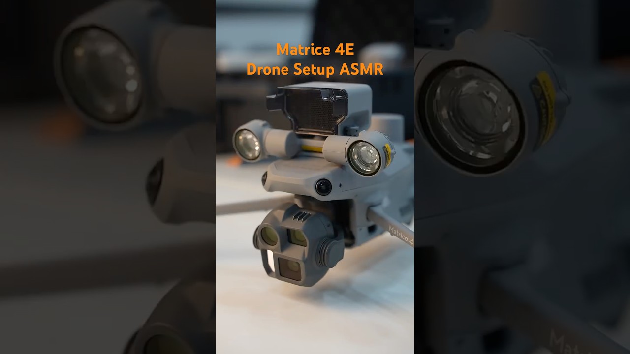 Drone Setup ASMR 🎧 Preparing the DJI Matrice 4E for Flight!