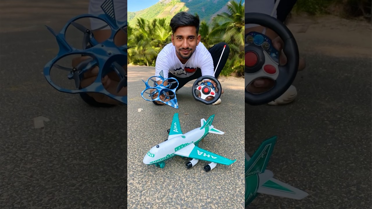 Non RC Aeroplane and Remote Wala Fighter Jet Drone 🔥🚀