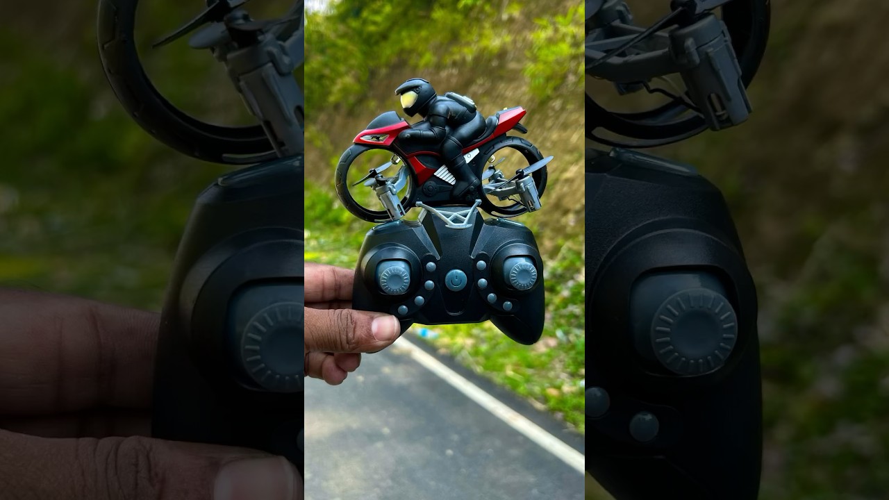 Remote wala RC Drone Bike Unboxing and flying 🚀