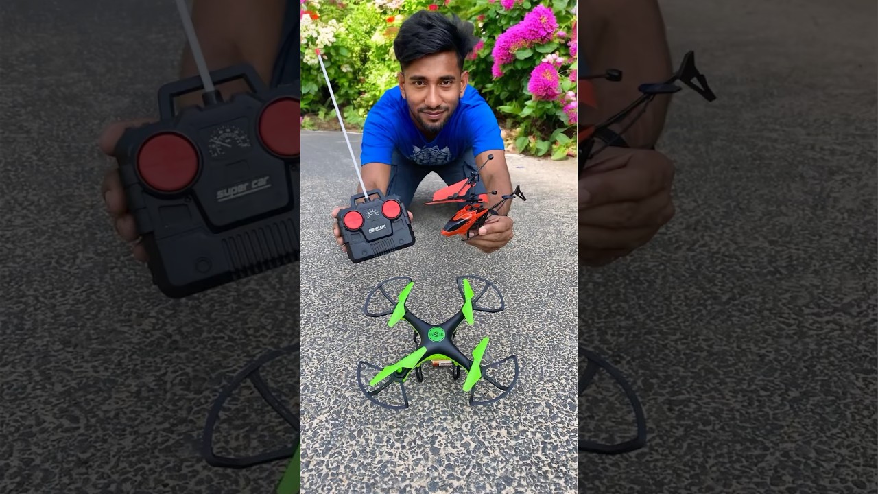 ₹1,900 remote control drone Unboxing and Testing 🔥🚀