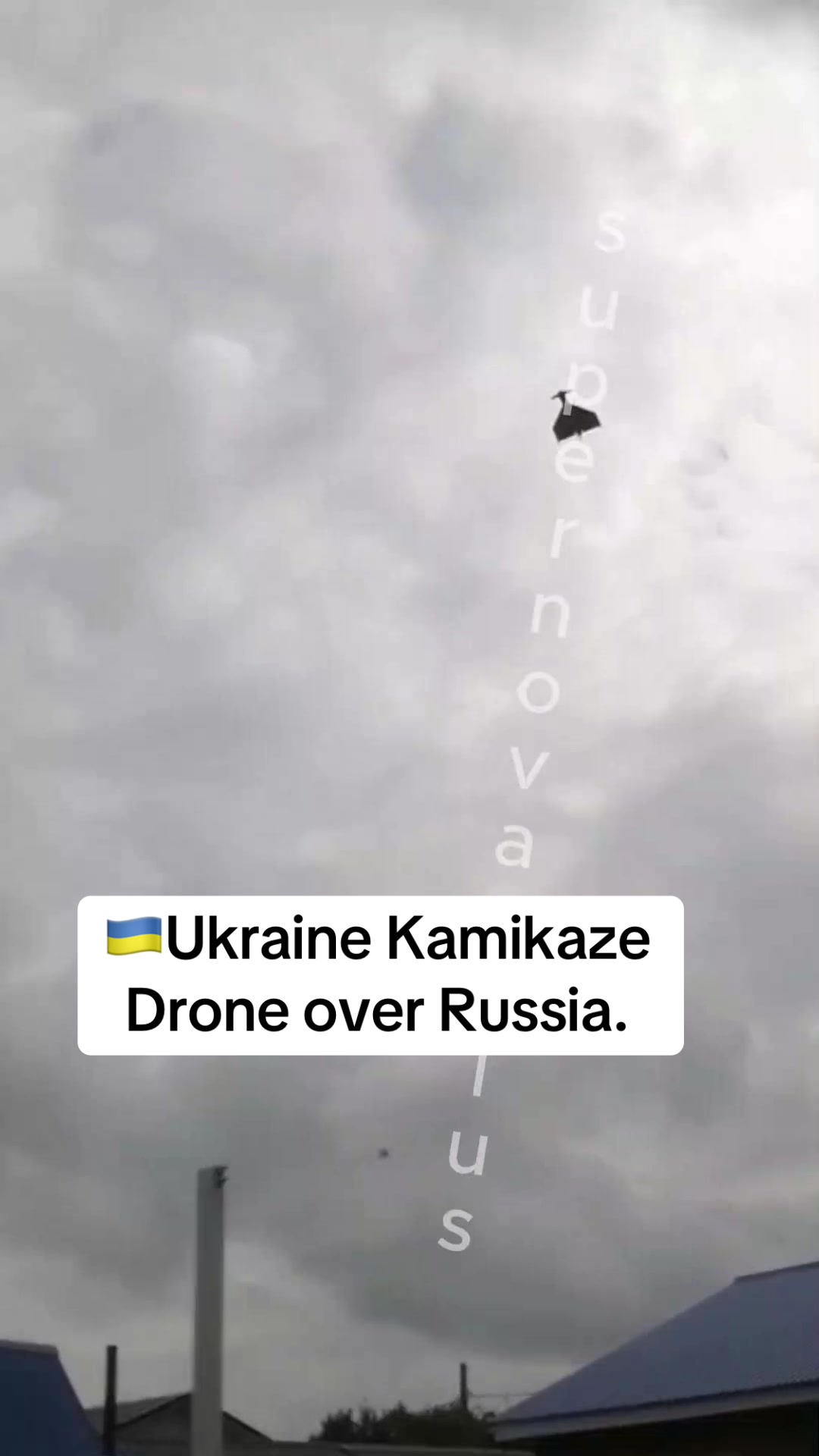 Ukrainien Kamikaze drone sur la Russie.