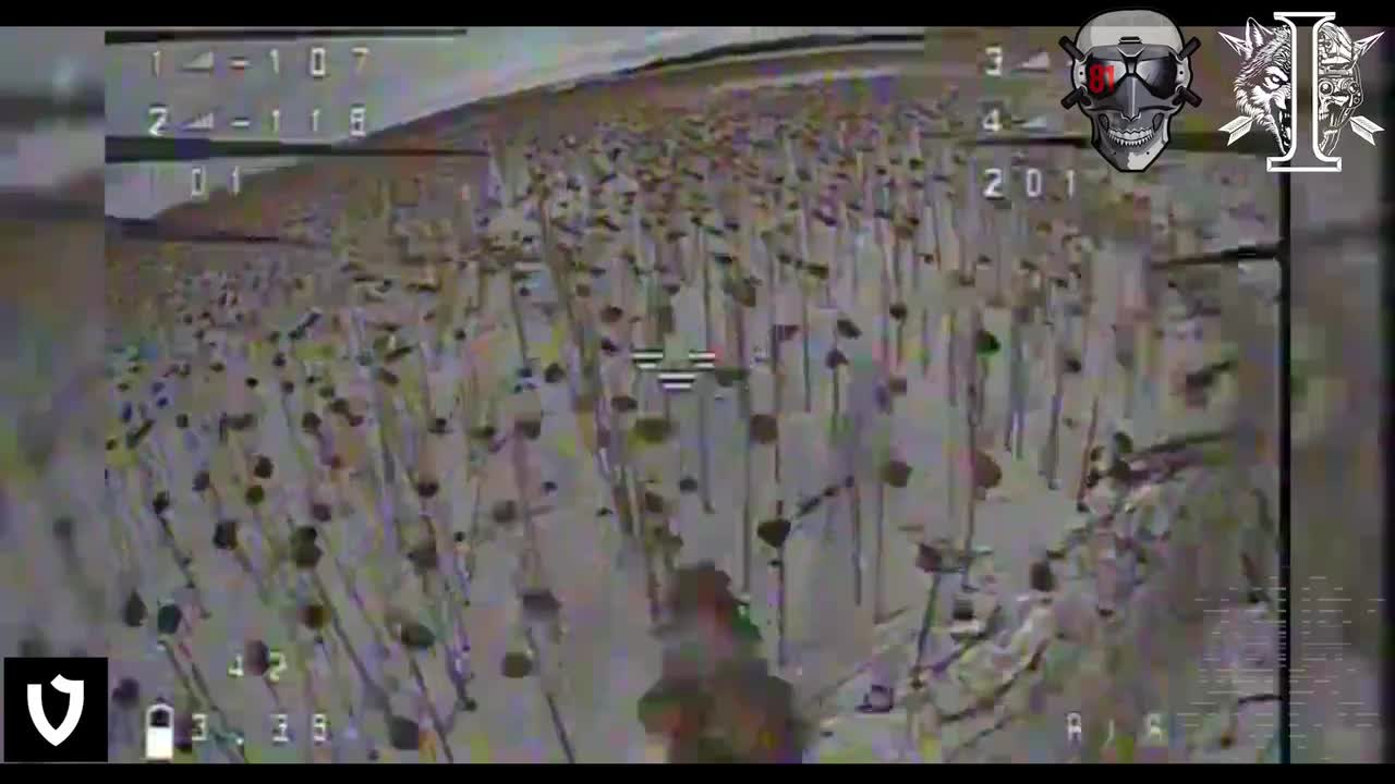 Drone jouant avec des soldats nord-coréens