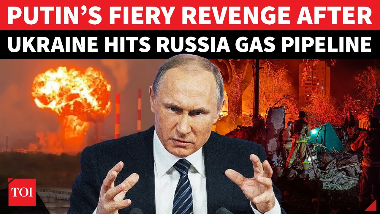 Putin’s Missiles TORCH Kyiv, Mykolaiv; Russia’s Revenge As Ukraine Drone Attack ‘SHUTS’ Gas Pipeline