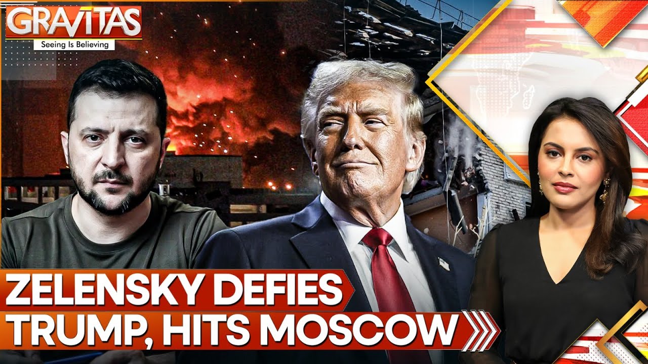 Russia-Ukraine War: Zelensky Defies Trump, Ukraine Pummels Moscow With Drones | GRAVITAS