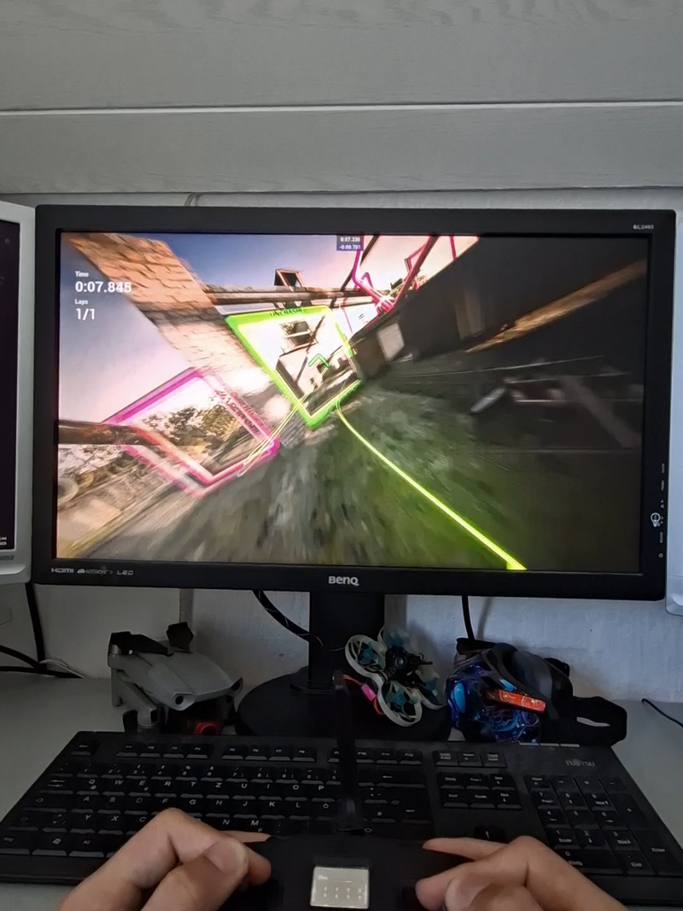 Fliyng dans le simulateur FPV