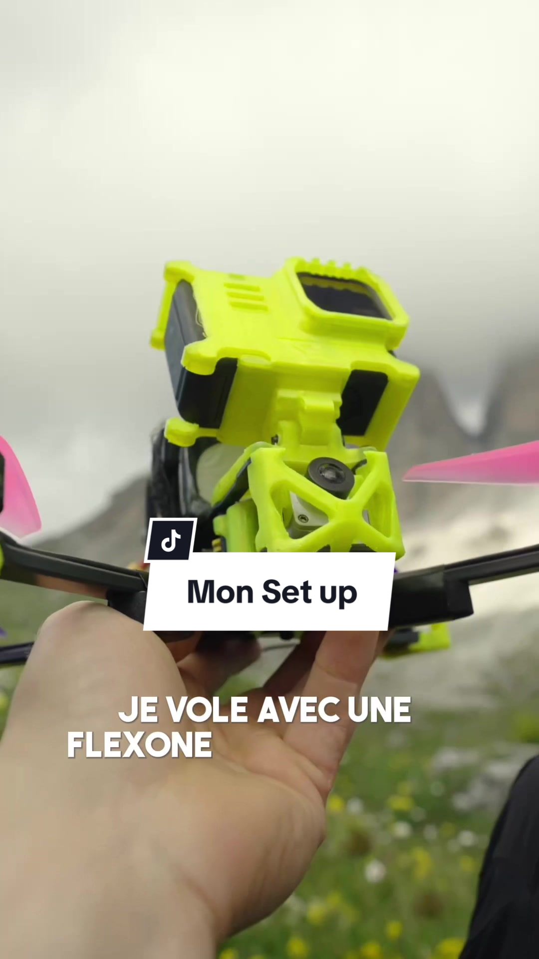 Mon set up 6 pouces que j’ai utilisé pour voler dans les dolomites. Maintenant