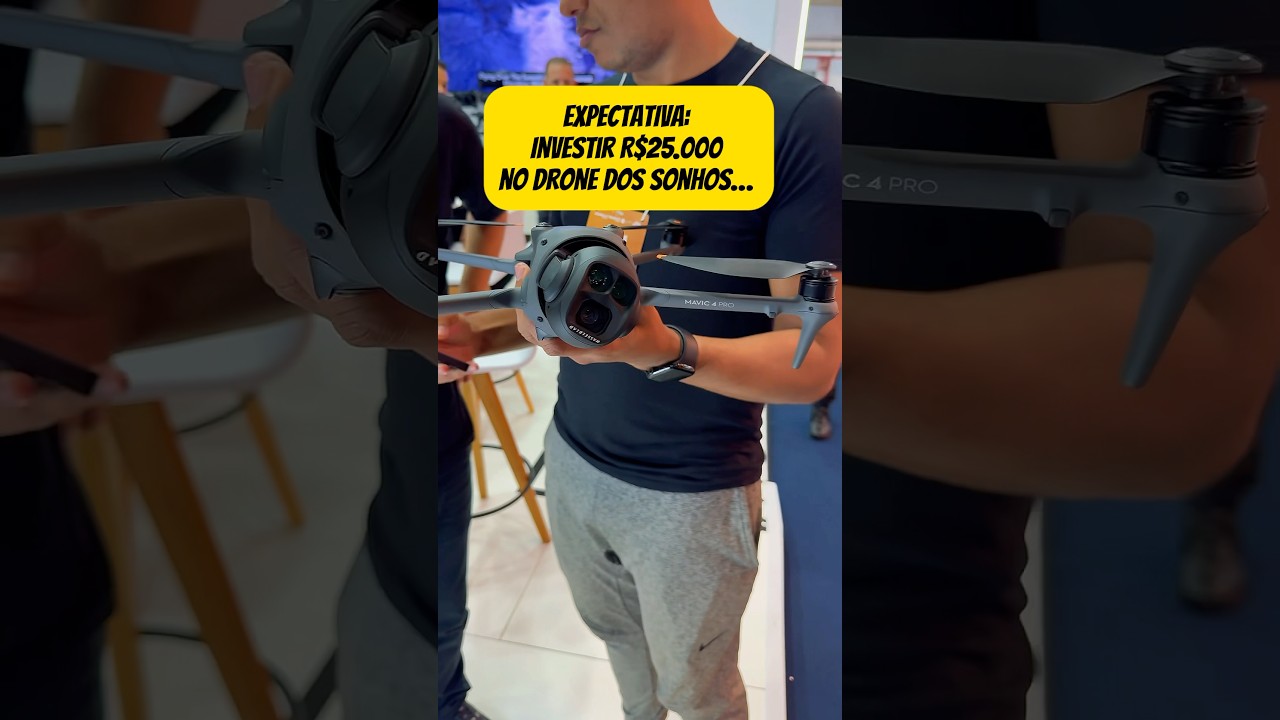 💸 EXPECTATIVA x REALIDADE no mundo dos drones!