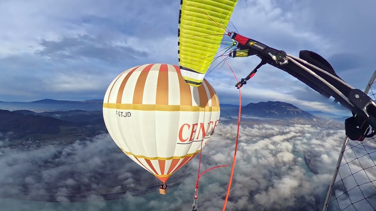 Baptême Ballon Montgolfière - paramoteurs - drones racer - Aix Riviera - Savoie