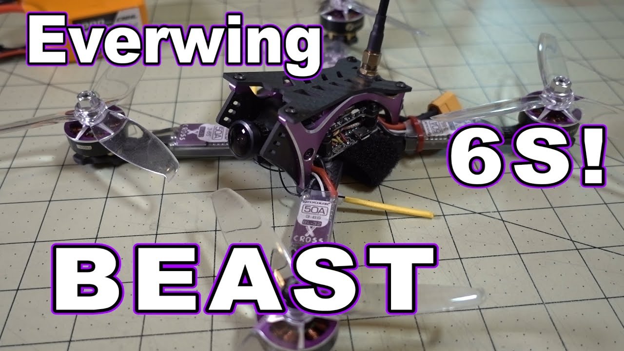 Everwing Beast 6S FPV Racer Review 🏁👍