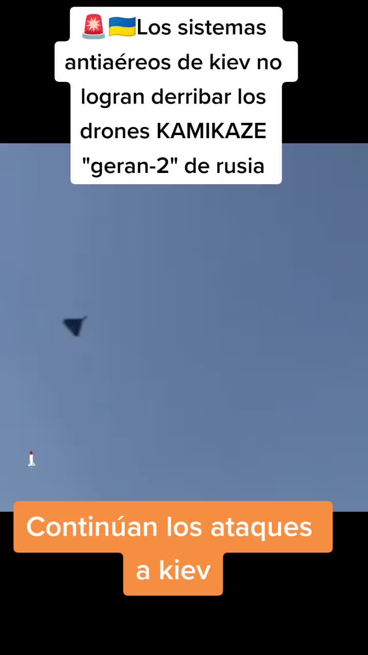 Kyiv attaque avec Kamikaze Geran-2 continue