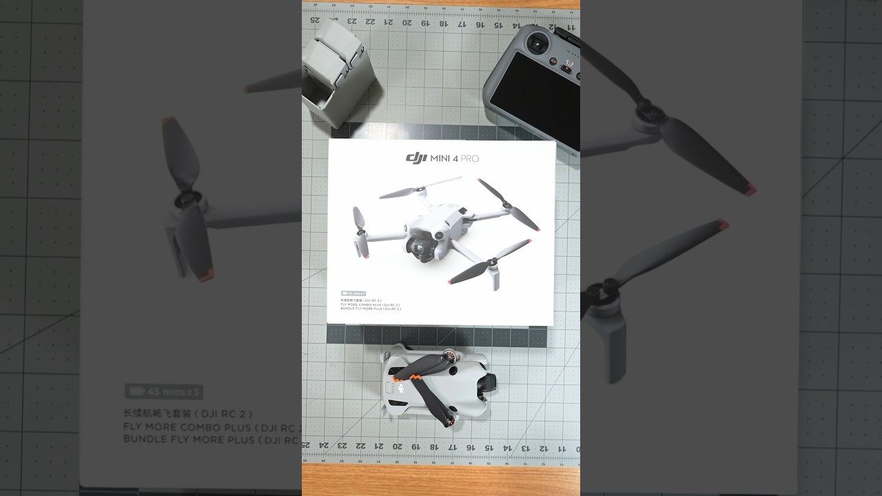 DJI Mini 4 Pro ASMR Unboxing