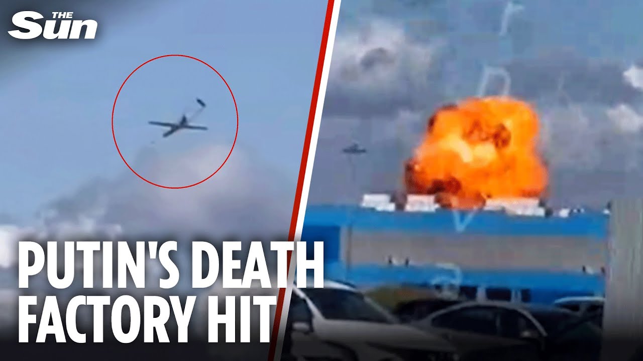 Huge blow for Putin as Ukraine strikes Russian drone factory deep behind enemy lines
