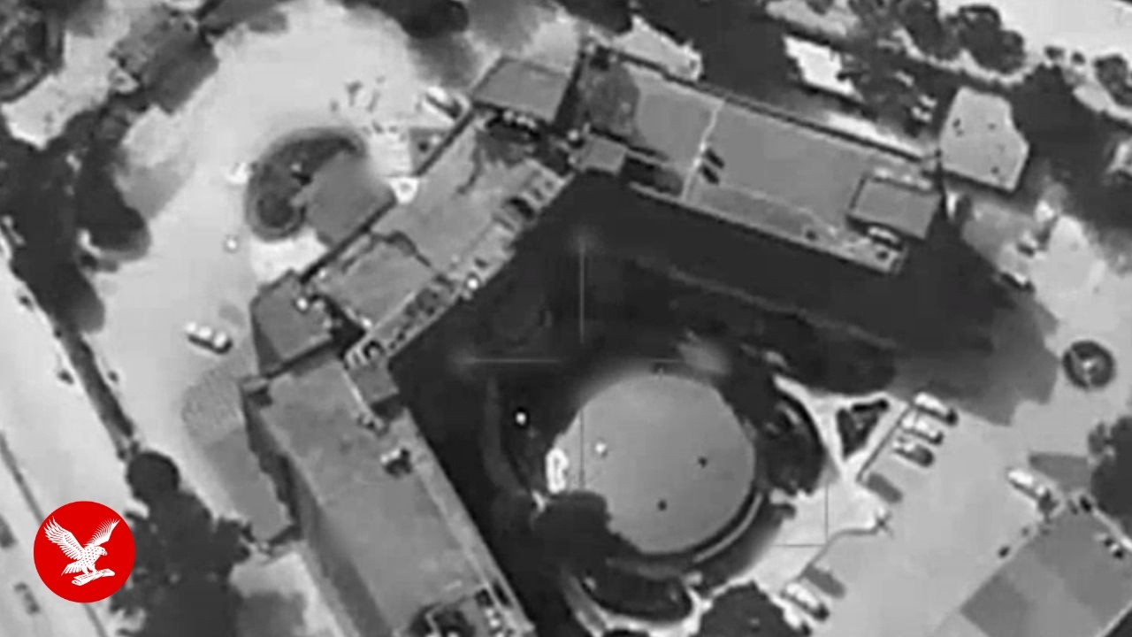 Drone footage shows Israel’s huge missile strike on Syria’s military HQ