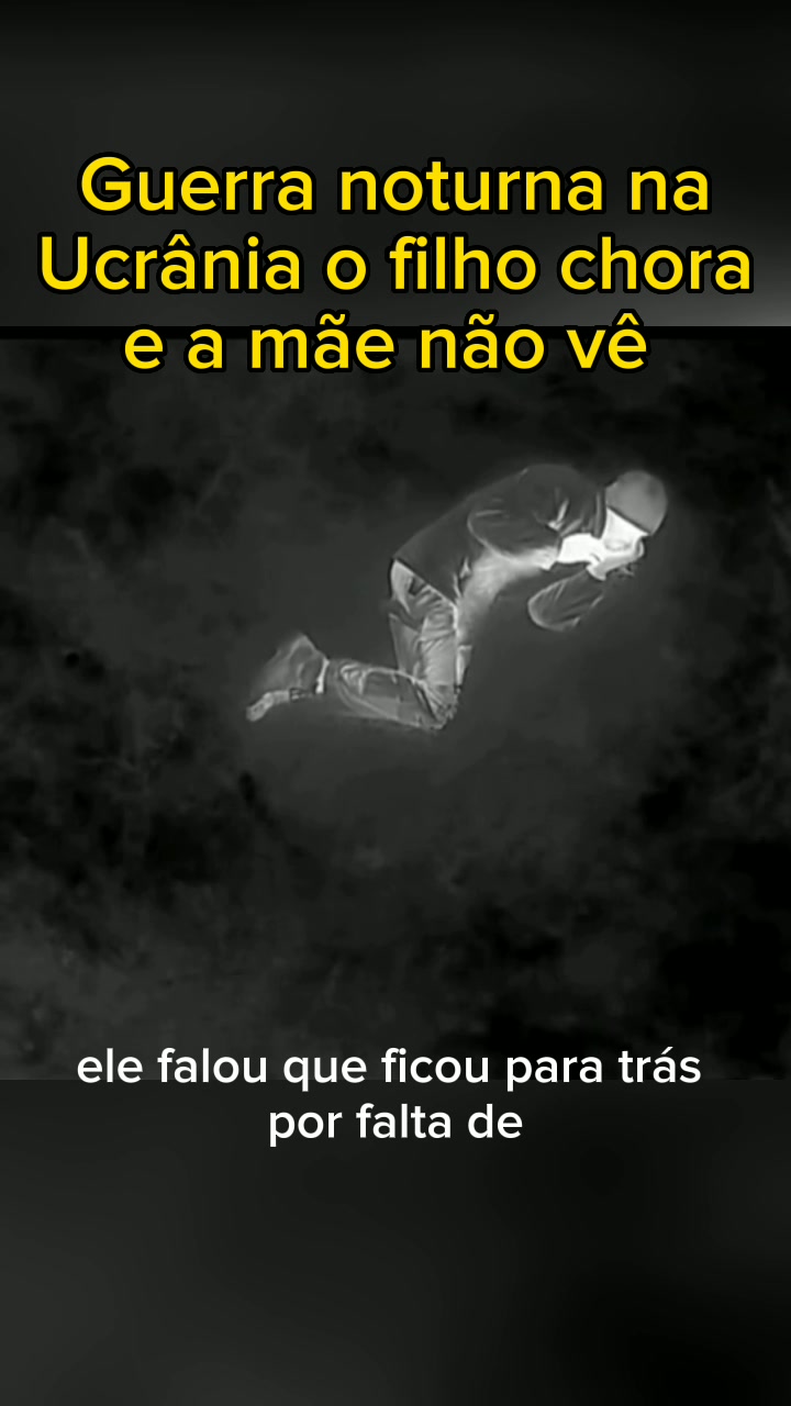 Guerre nocturne en Ukraine Le fils pleure et la mère ne voit pas