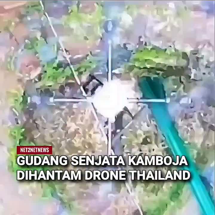 Les drones de Thaïlande ont attaqué les armes cambodgiennes. Drone quadc signalé