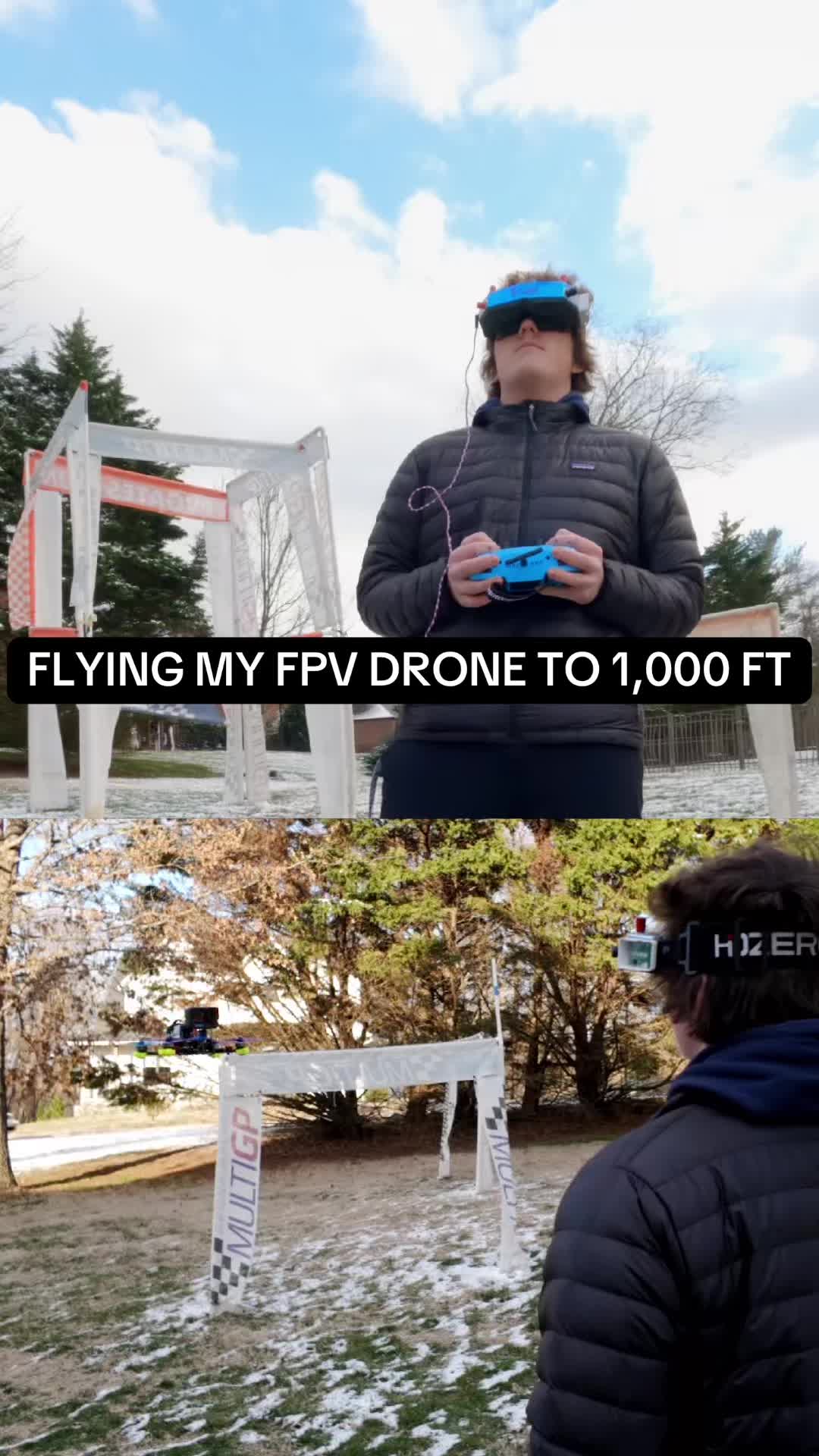 Voler mon drone FPV à un équipement de 1000 pieds utilisés: (radio Master Boxer Crush) (HDZERO) (G