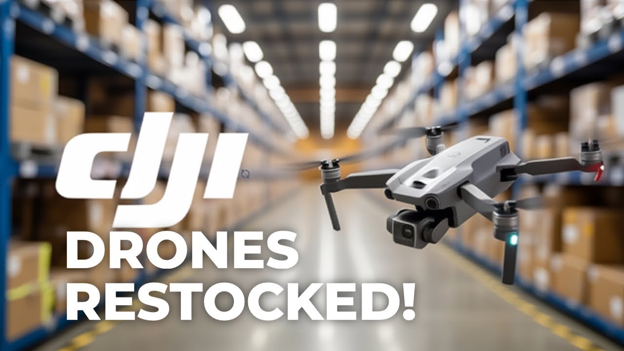 DJI Drones Back In Stock!