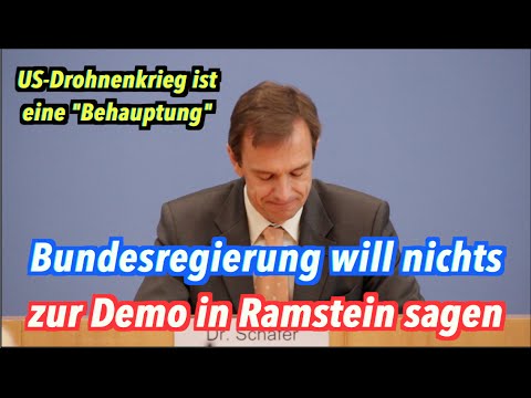 Bitte keine Fragen: Bundesregierung zu US-Drohnenkrieg & Demo in Ramstein