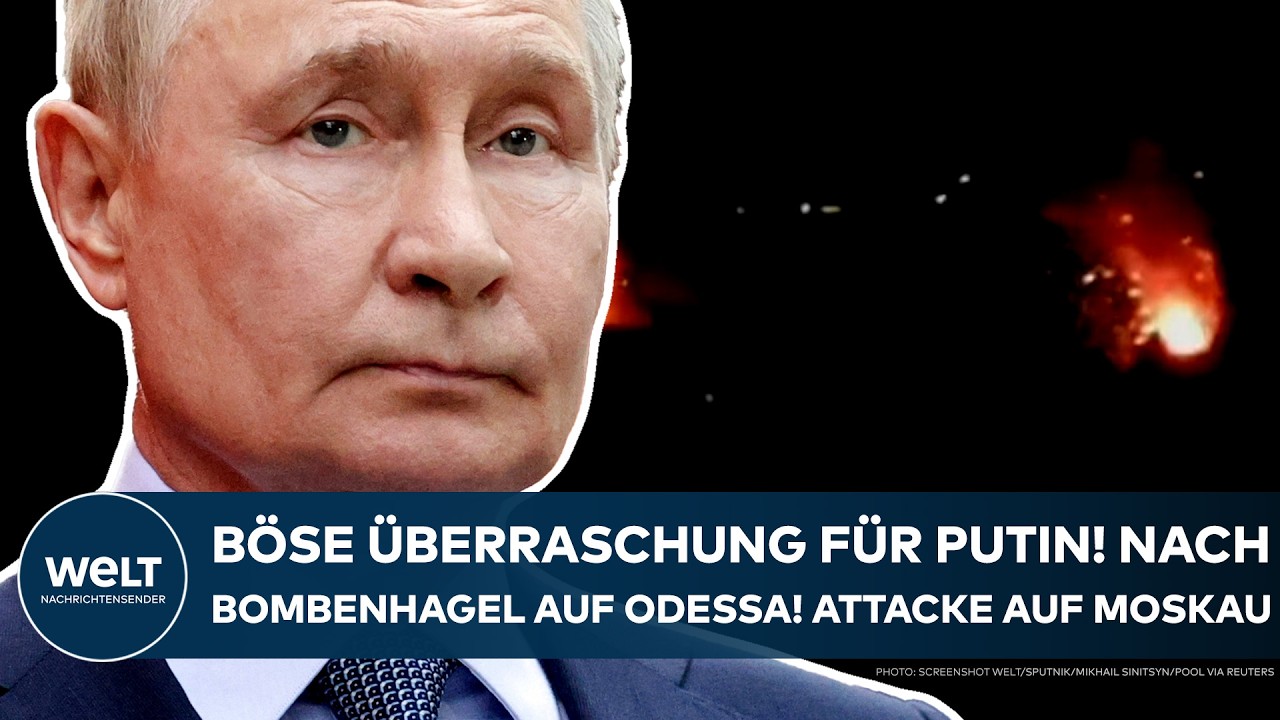 UKRAINE-KRIEG: Böse Überraschung für Putin! Nach Bombenhagel auf Odessa! Attacke auf Moskau!