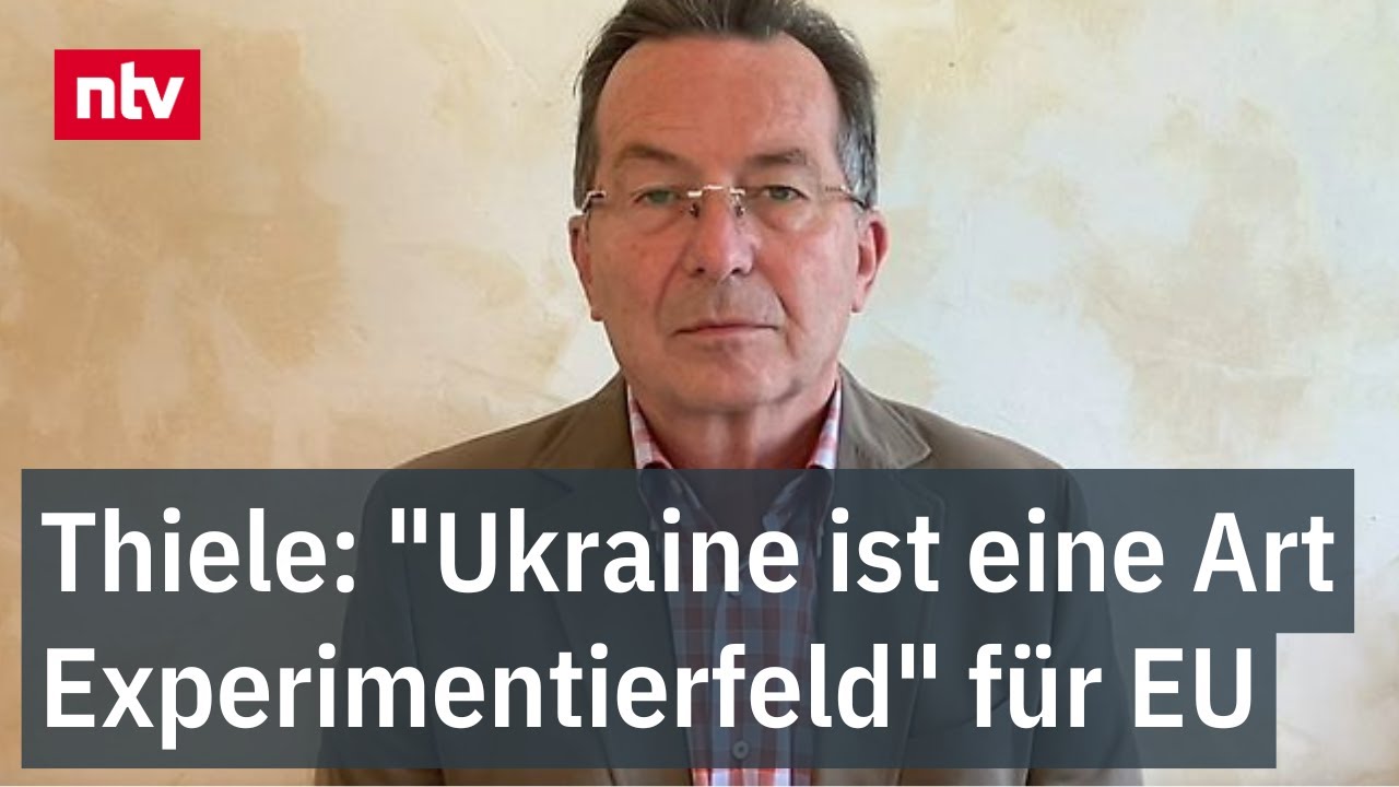 Thiele: "Ukraine ist eine Art Experimentierfeld" für EU - "Dunkle Seite" von Drohnenplan