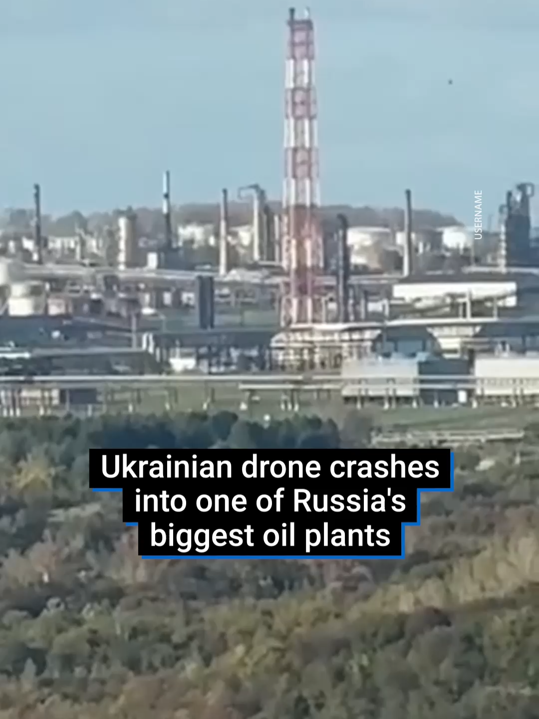 Une plante chimique majeure liée à la défense et une raffinerie d'huile au fond de la Russie AR
