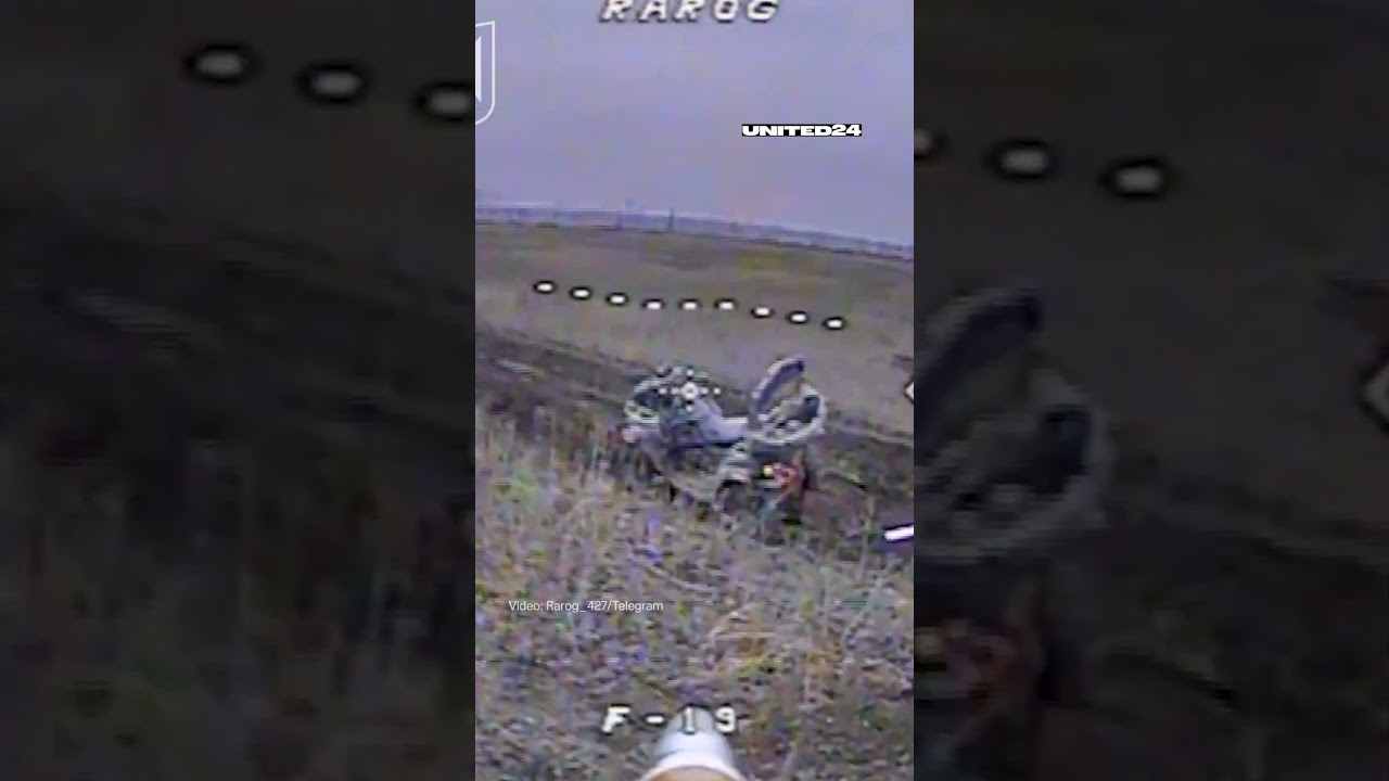 Ukrainian Drone Operators Repelled Russian Assault on Motorcycles and Buggies #warinukraine #drone