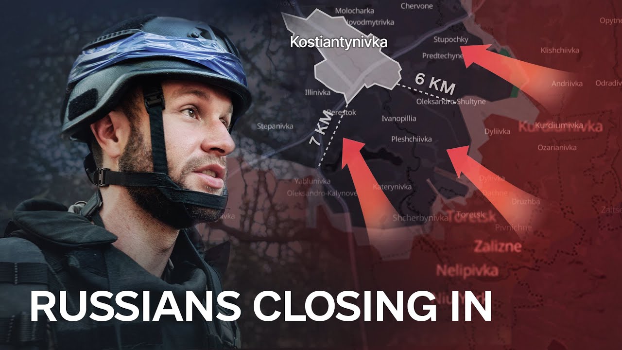 Inside the Battle of Kostiantynivka under drone-infested sky