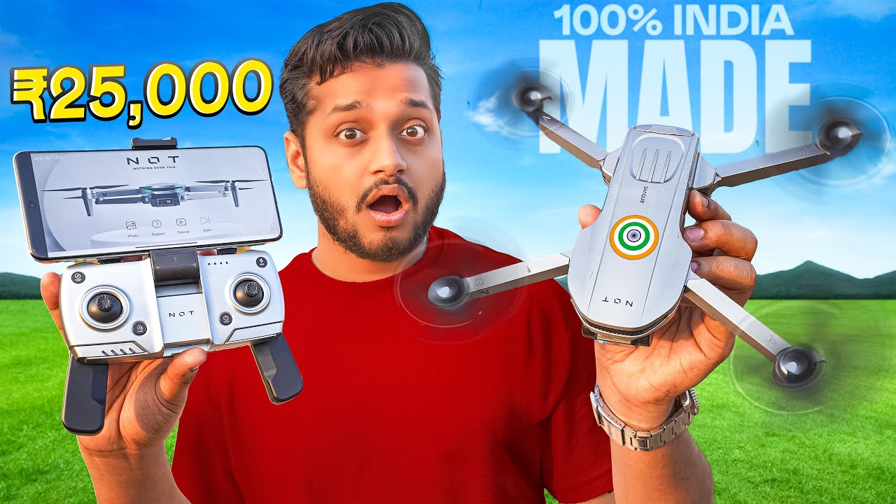 I Tried Made in India Drone with CRAZY Features | NOT Drones |