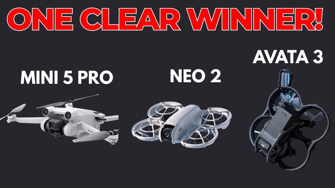 DJI Mini 5 Pro, Neo 2, Avata 3 – Which Drone Should You Buy in 2025?