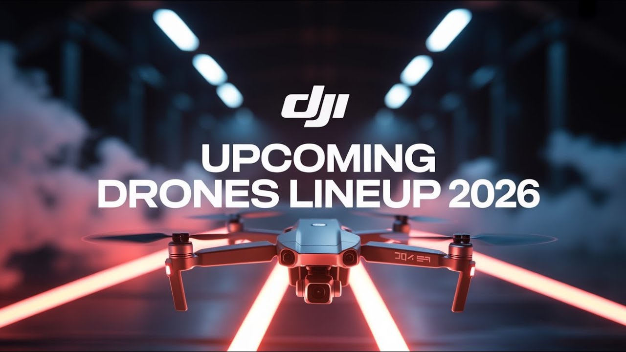 DJI Upcoming Drones Lineup 2026 - Every Upcoming Model Revealed