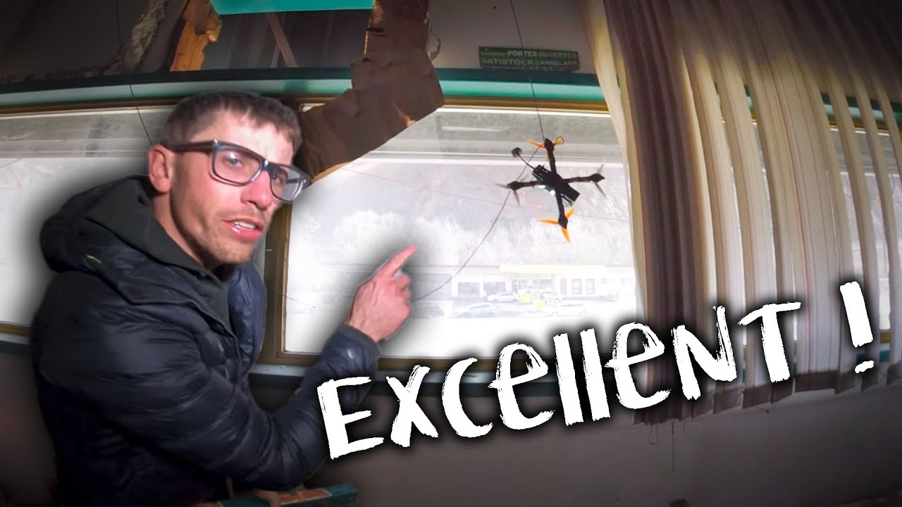 MON DRONE PREND FEU - WA FPV #3 - Winteractivity Drone Racer