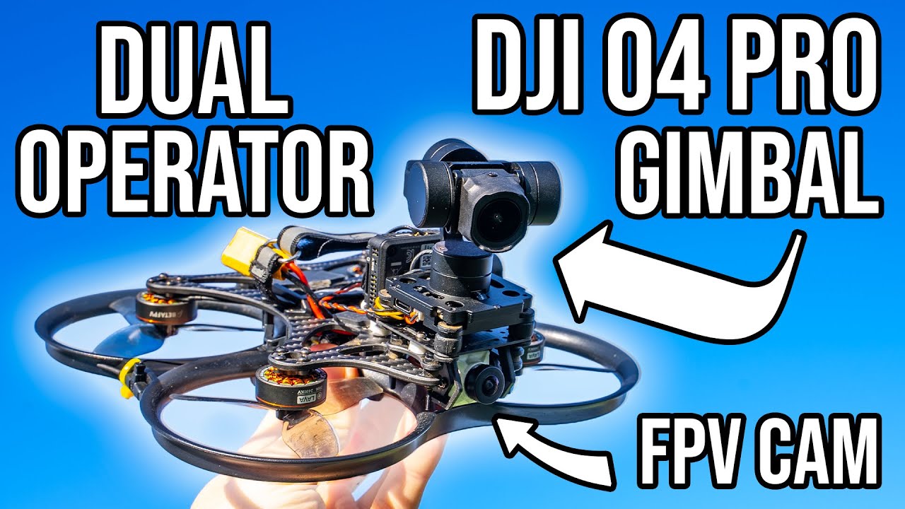 Test du DJI O4 Pro DUAL OPERATOR, drone FPV cinématique ! Test de la nacelle Hequav