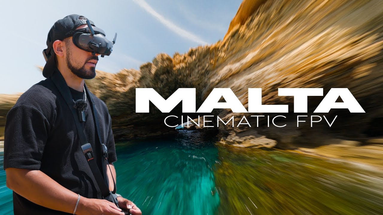 BTS : Survol de la côte de Malte en FPV + Échec inattendu