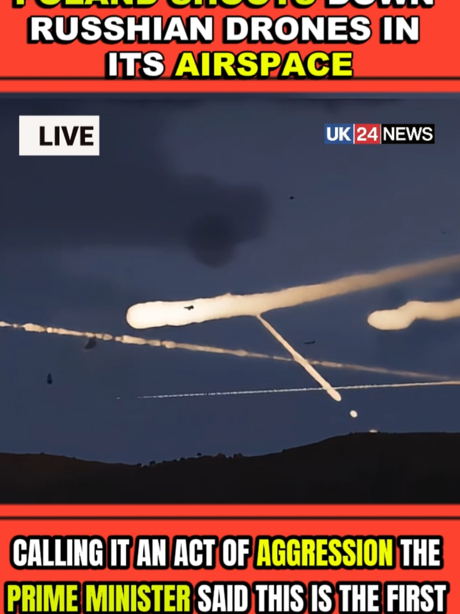 Breaking News: La Pologne abat les drones russes dans son espace aérien l'appelant un