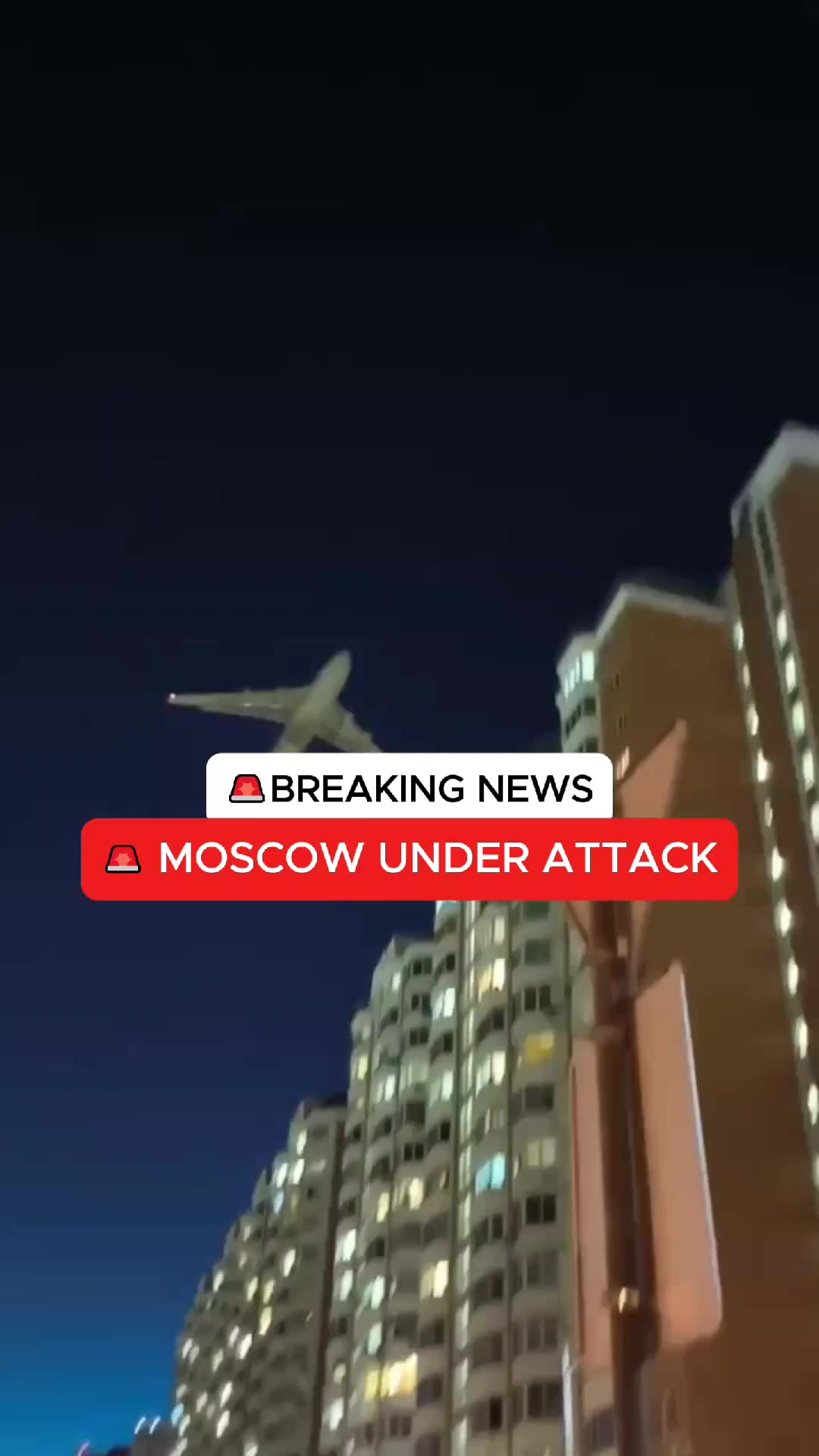 Moscou sous une attaque de drones massive - l'une des plus grandes de l'histoire. Poutine sécurisé
